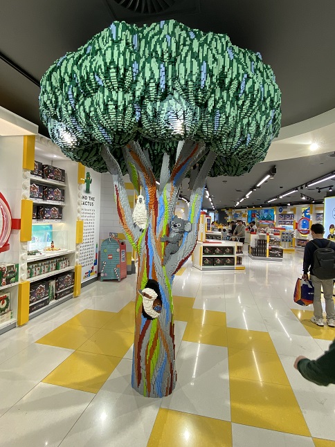 シドニーのレゴショップの木