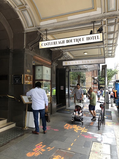 キャッスリーブティークホテルシドニー　Castlereagh Boutique Hotel Sydney