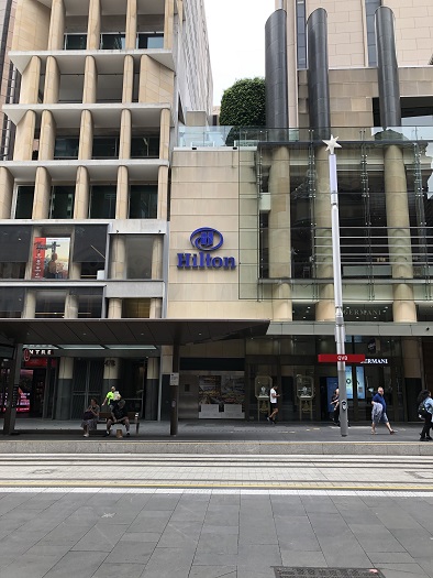 ヒルトンホテルシドニー　Hilton Hotel Sydney