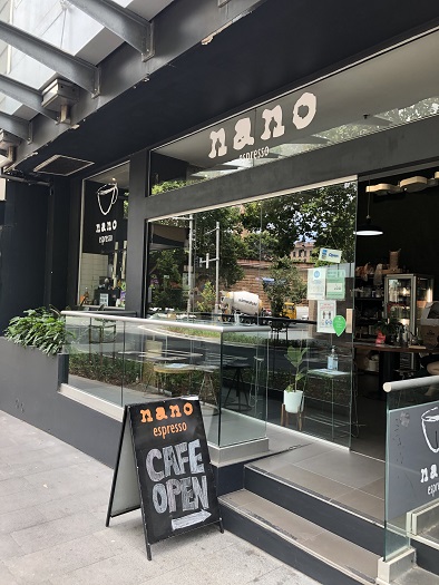 リッジス シドニー セントラル隣のカフェ「Nano Espresso Bar」