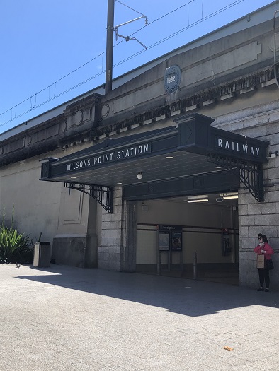 シドニーのミルソンズポイント駅