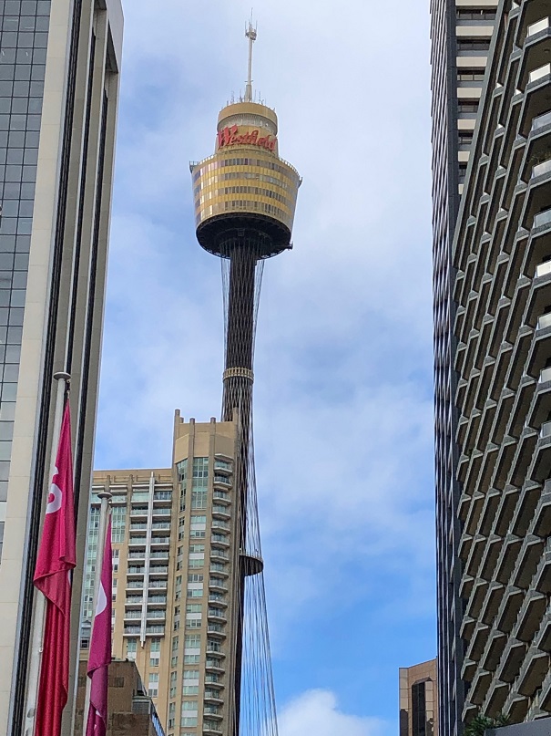 シドニーに高くそびえたつタワー、シドニータワー