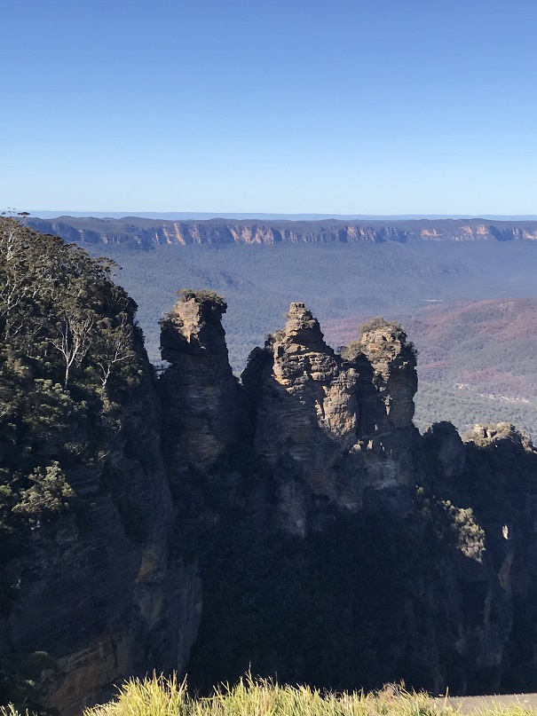 世界遺産ブルーマウンテンズ(Blue Mountains)のスリーシスターズ