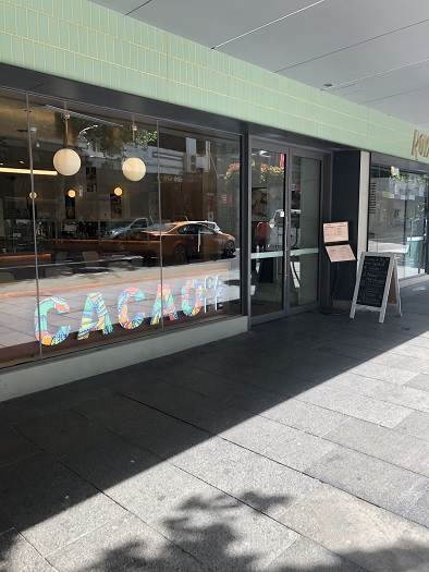 シドニーのキングスクロスのカフェ「Cacao Cafe」