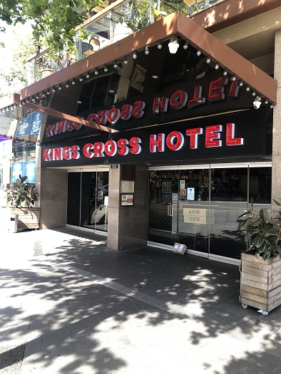 シドニーのキングスクロスのレストラン、バー「Kings Cross Hotel」