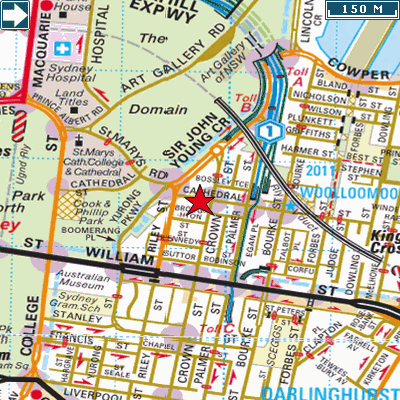 �V�h�j�[�̃p�u�F�C�[�X�g�V�h�j�[�z�e��EastSydneyHotel�̒n�}
