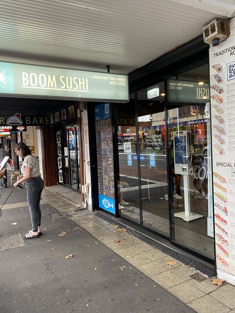 シドニーのお寿司屋さん「Boom Sushi」