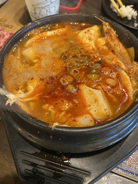 韓国レストラン「Jonga Jip Eastwood」の「Spicy Tofu Stew」