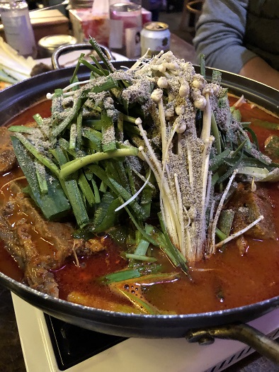 韓国レストラン「JooMak Korean Restaurant」の鍋