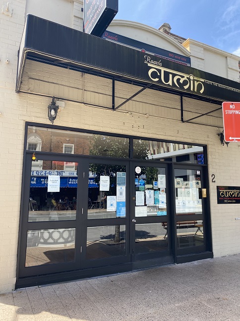 クローズネストのインディアンレストラン「Raavi's Cumin」のラムカレー