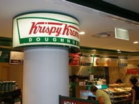 シドニーでKrispy Kreme(クリスピー・クリーム)のドーナツ