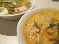 Malaysian Laksa Houseのラクサとハーミー