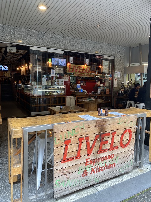 シドニーのカフェ、Livelo Espresso & Kitchen in タウンホール