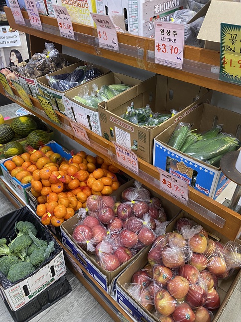 Chatswoodの韓国系スーパーマーケット「Goldmart」の果物